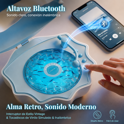 Lámpara Oceánica con Altavoz Bluetooth